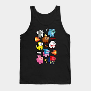 Among Us BT21 BTS Tank Top